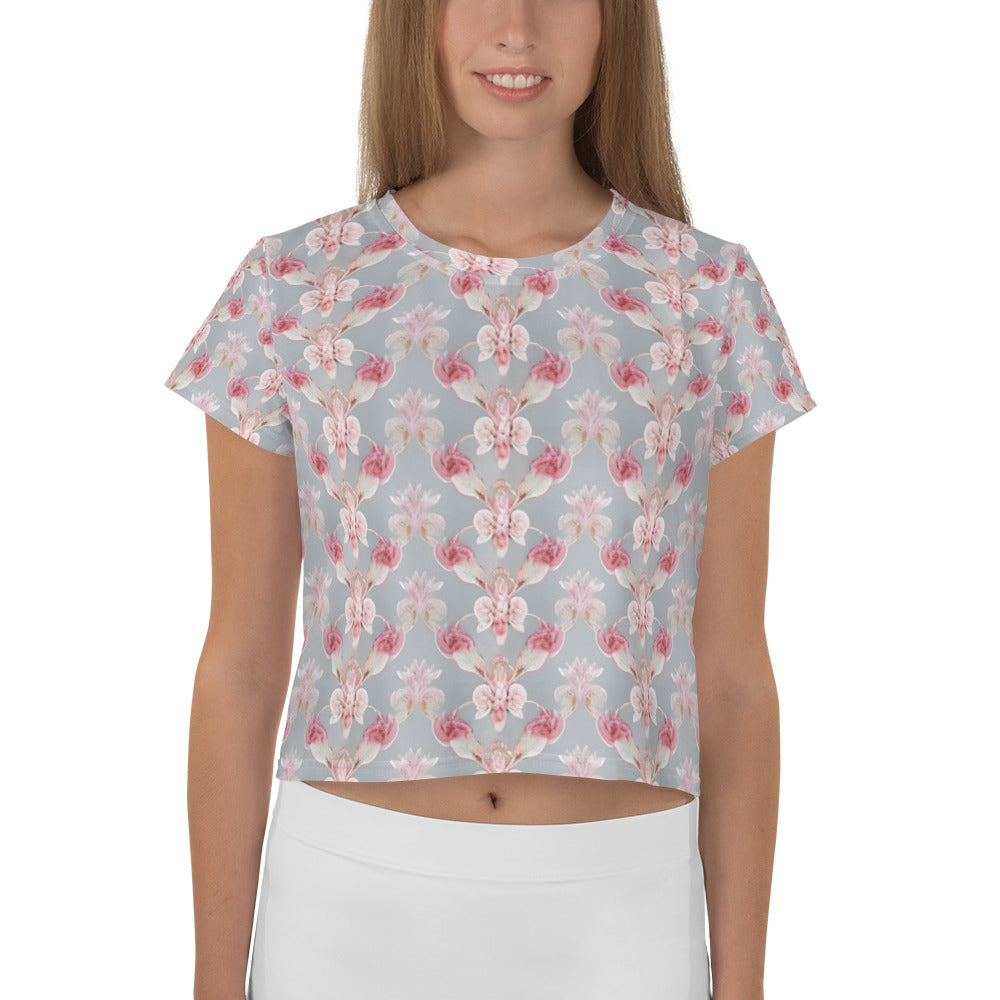 All-Over Print Crop Tee