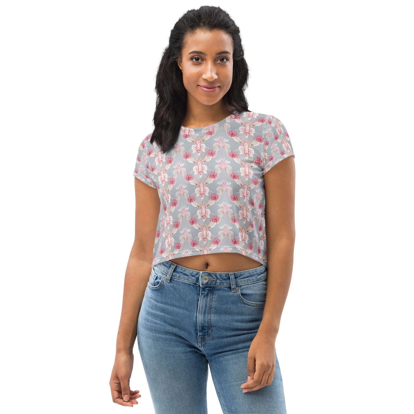 All-Over Print Crop Tee