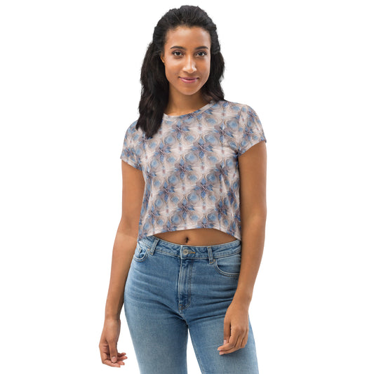 All-Over Print Crop Tee