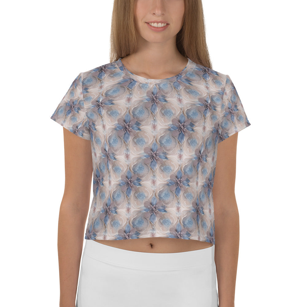 All-Over Print Crop Tee