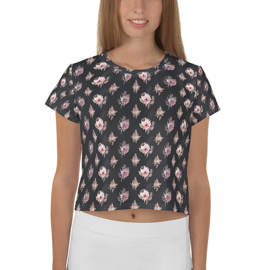 All-Over Print Crop Tee