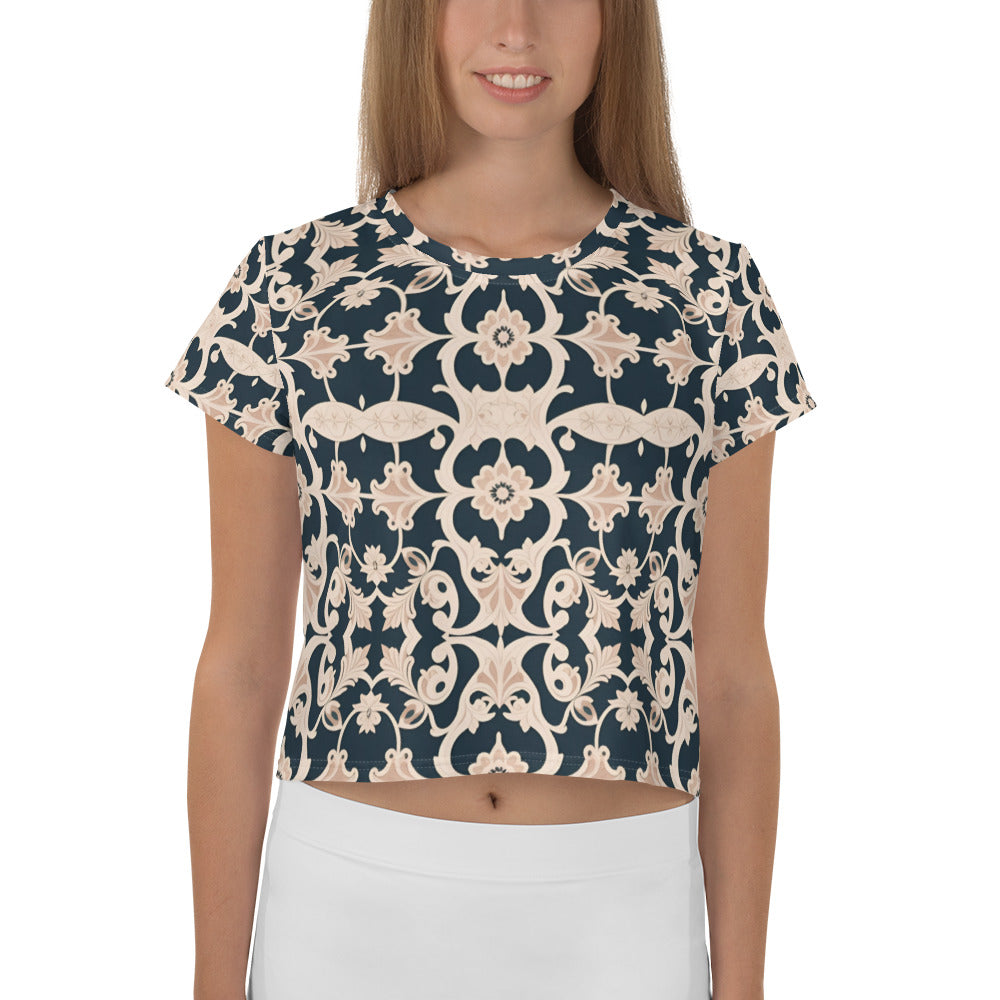 All-Over Print Crop Tee