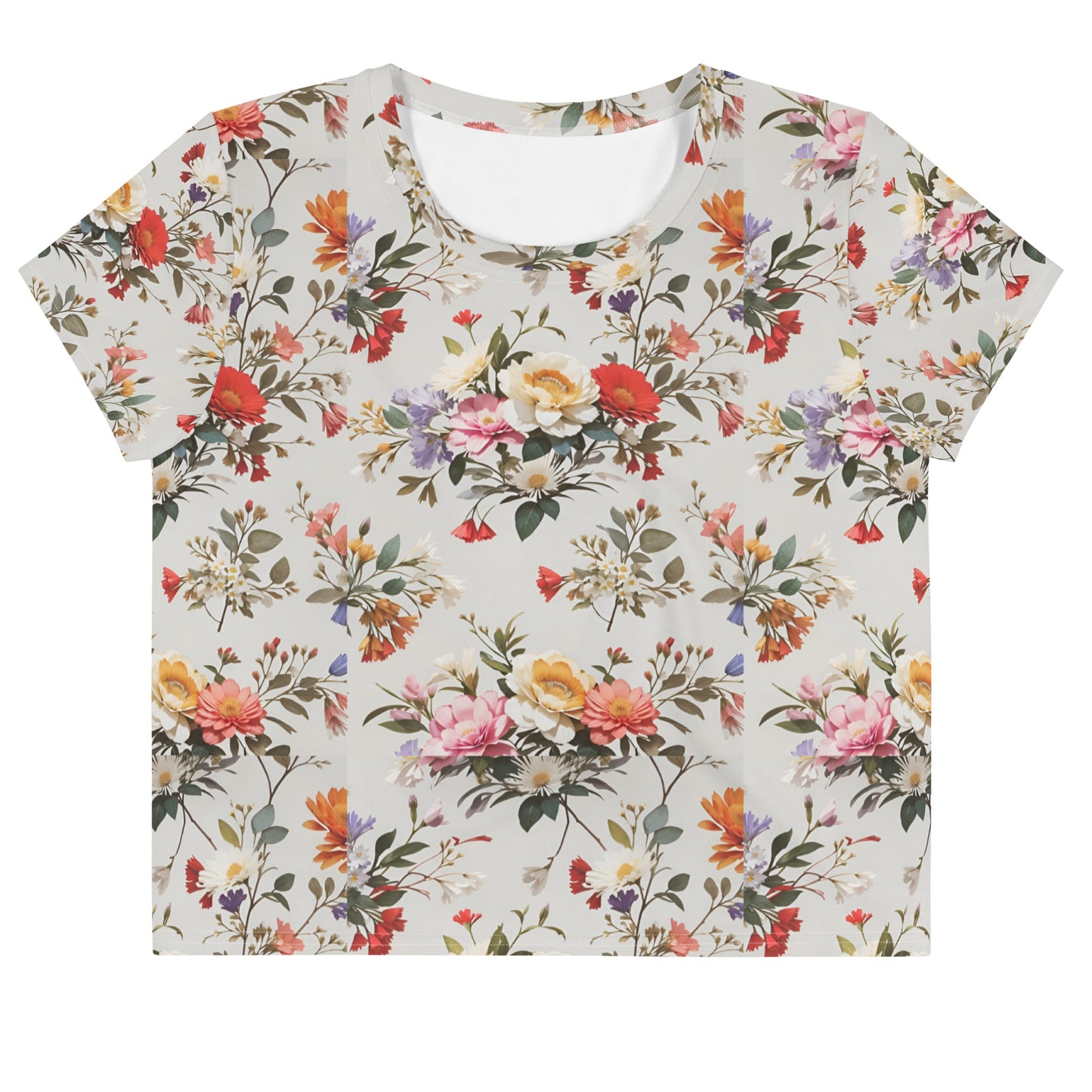 All-Over Print Crop Tee