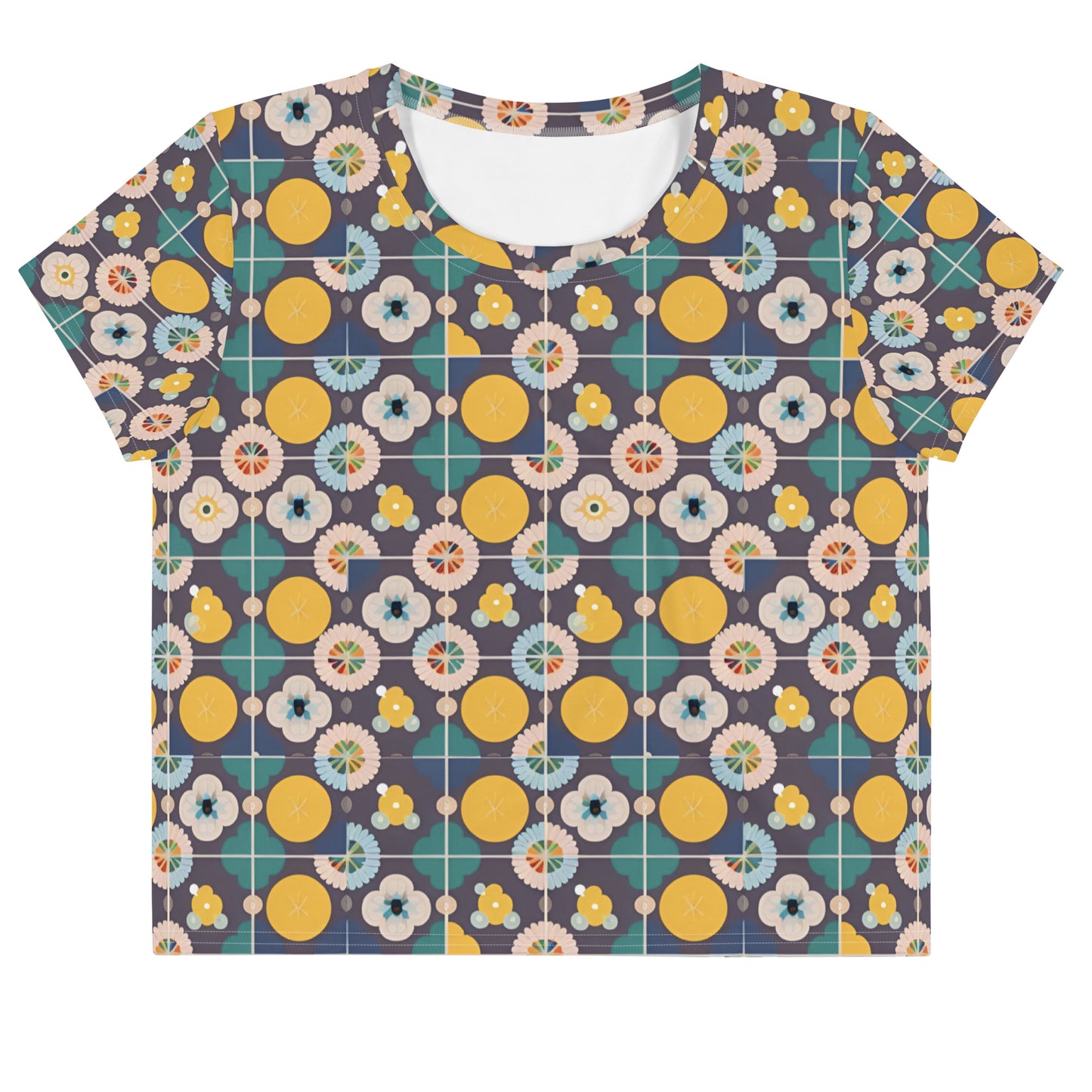 All-Over Print Crop Tee