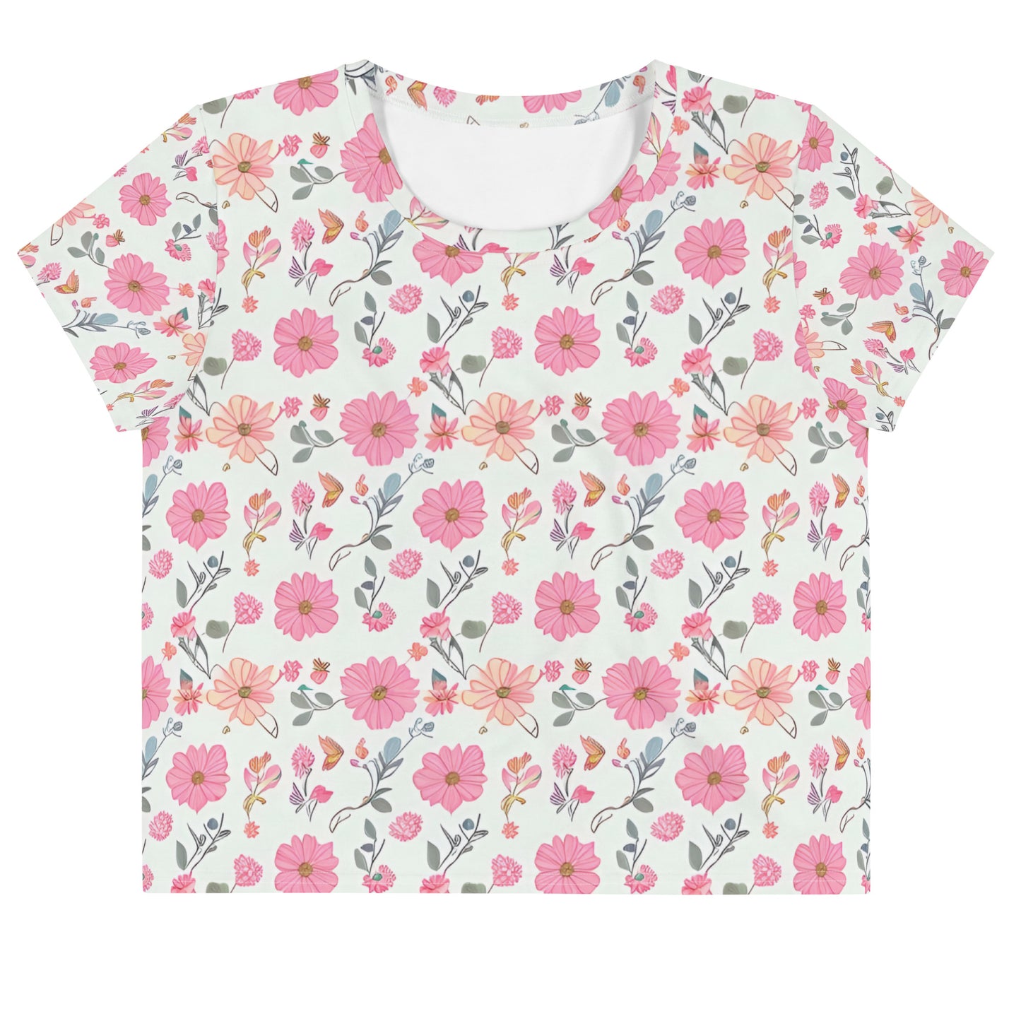 All-Over Print Crop Tee