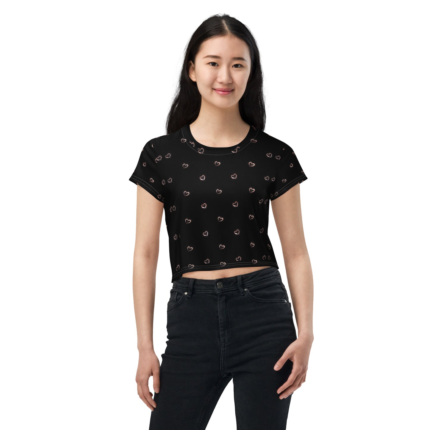 All-Over Print Crop Tee