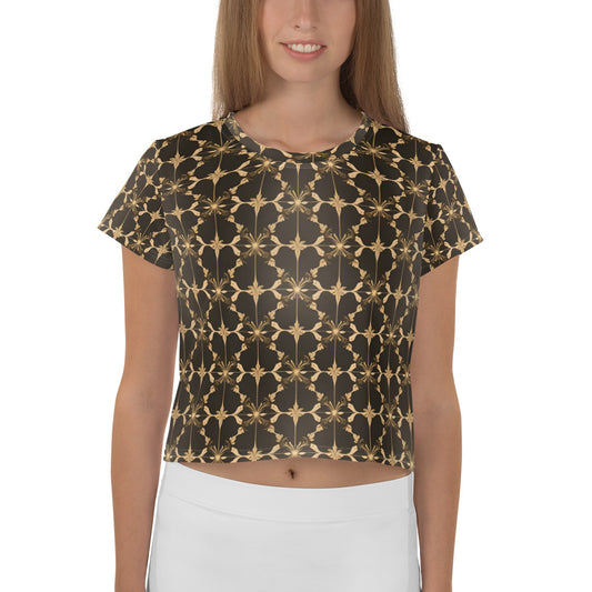 All-Over Print Crop Tee