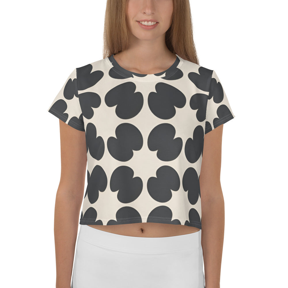 All-Over Print Crop Tee