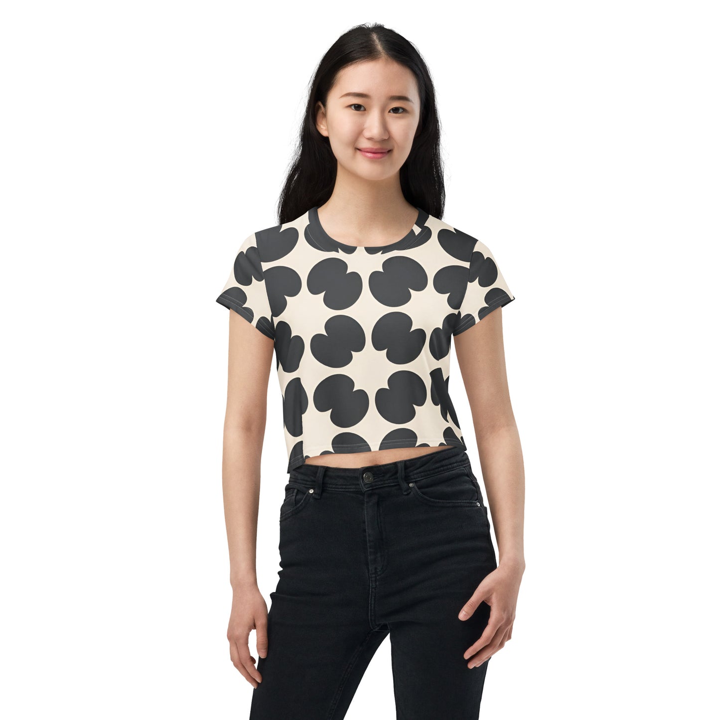 All-Over Print Crop Tee