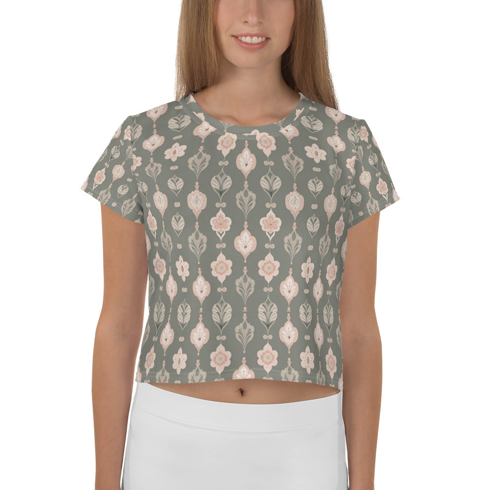 All-Over Print Crop Tee