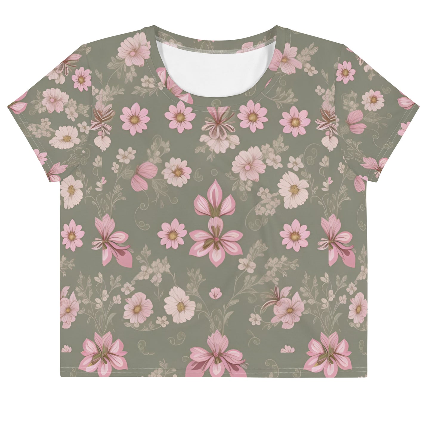 All-Over Print Crop Tee