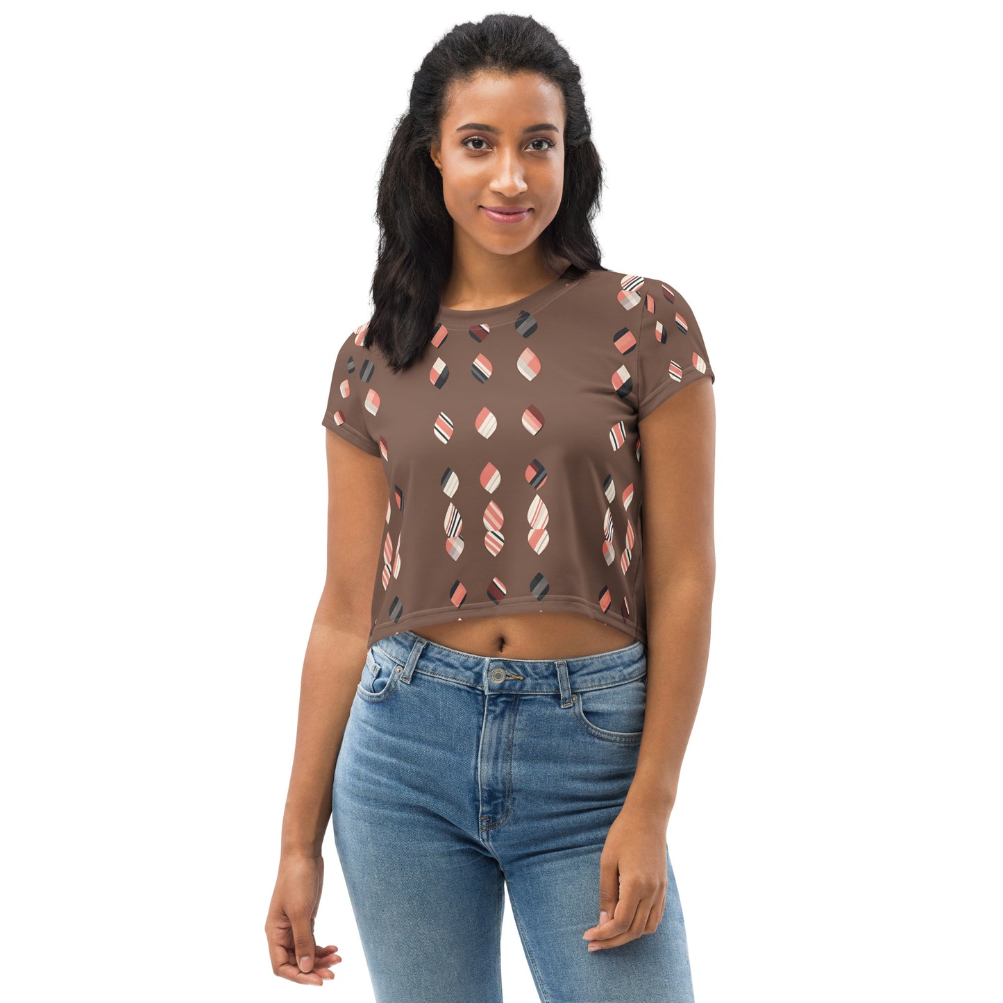 All-Over Print Crop Tee