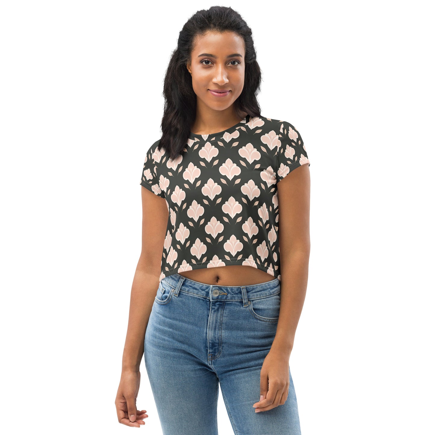 All-Over Print Crop Tee