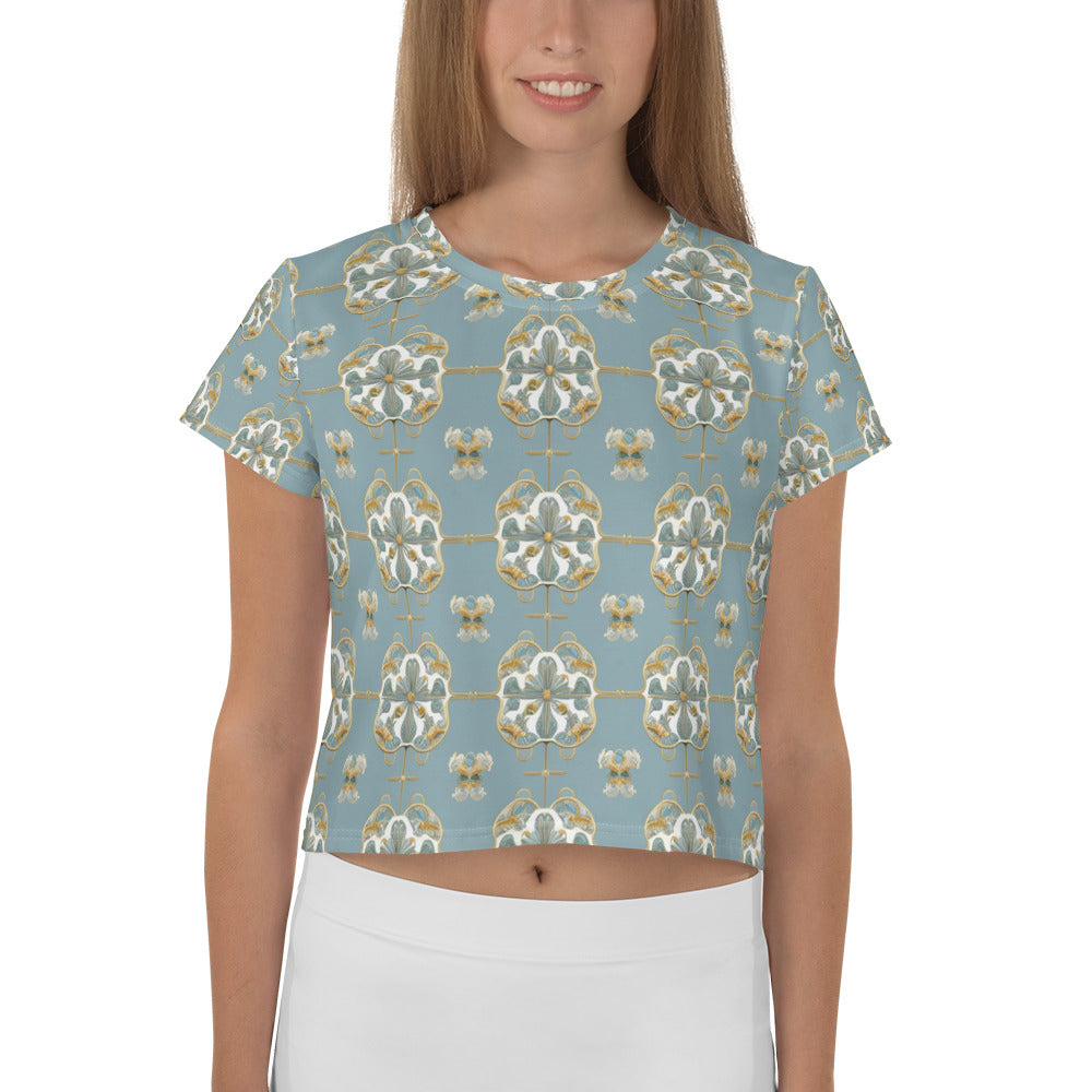 All-Over Print Crop Tee