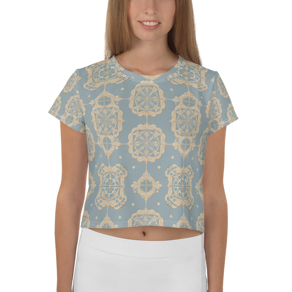 All-Over Print Crop Tee