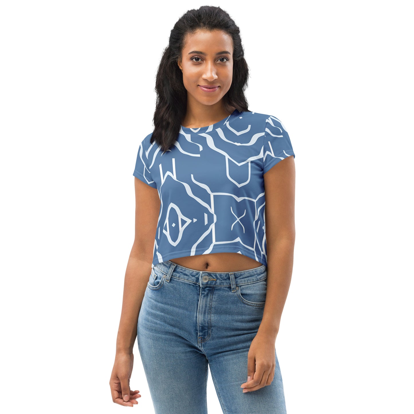 All-Over Print Crop Tee