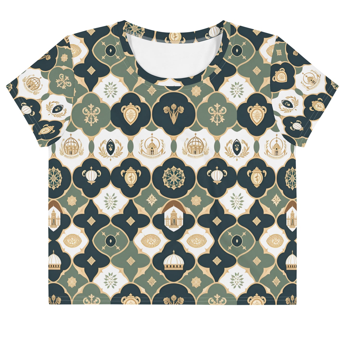 All-Over Print Crop Tee