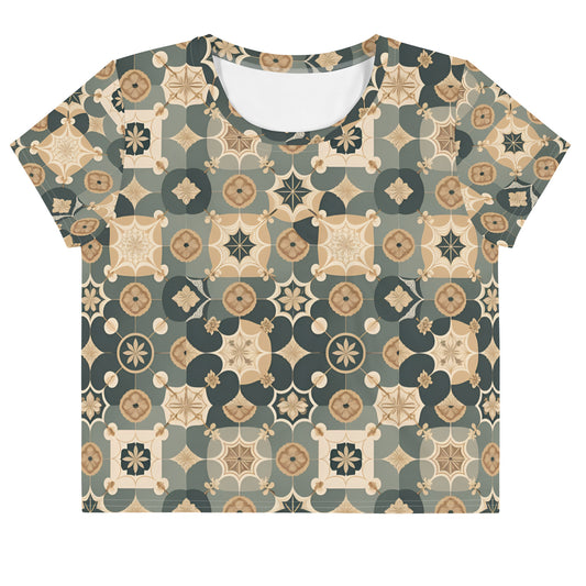 All-Over Print Crop Tee