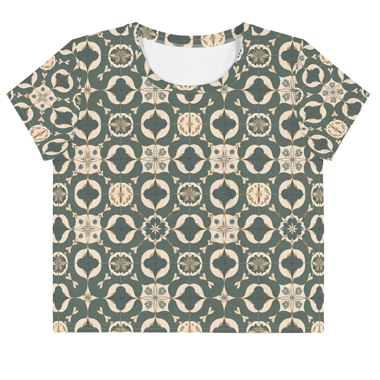 All-Over Print Crop Tee