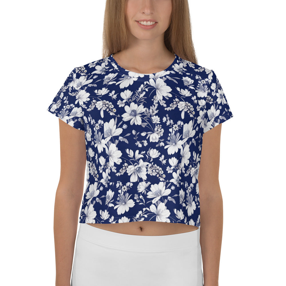 All-Over Print Crop Tee