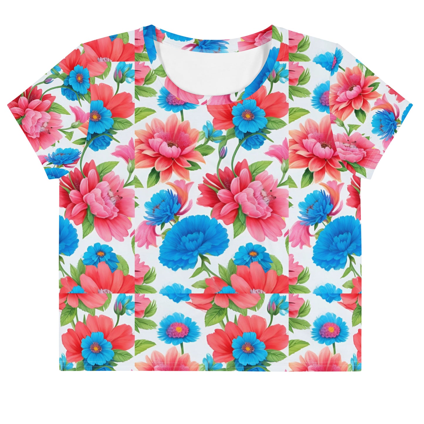 All-Over Print Crop Tee