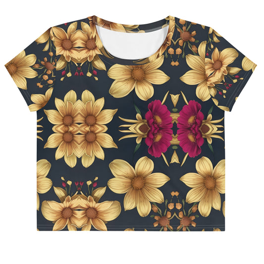 All-Over Print Crop Tee