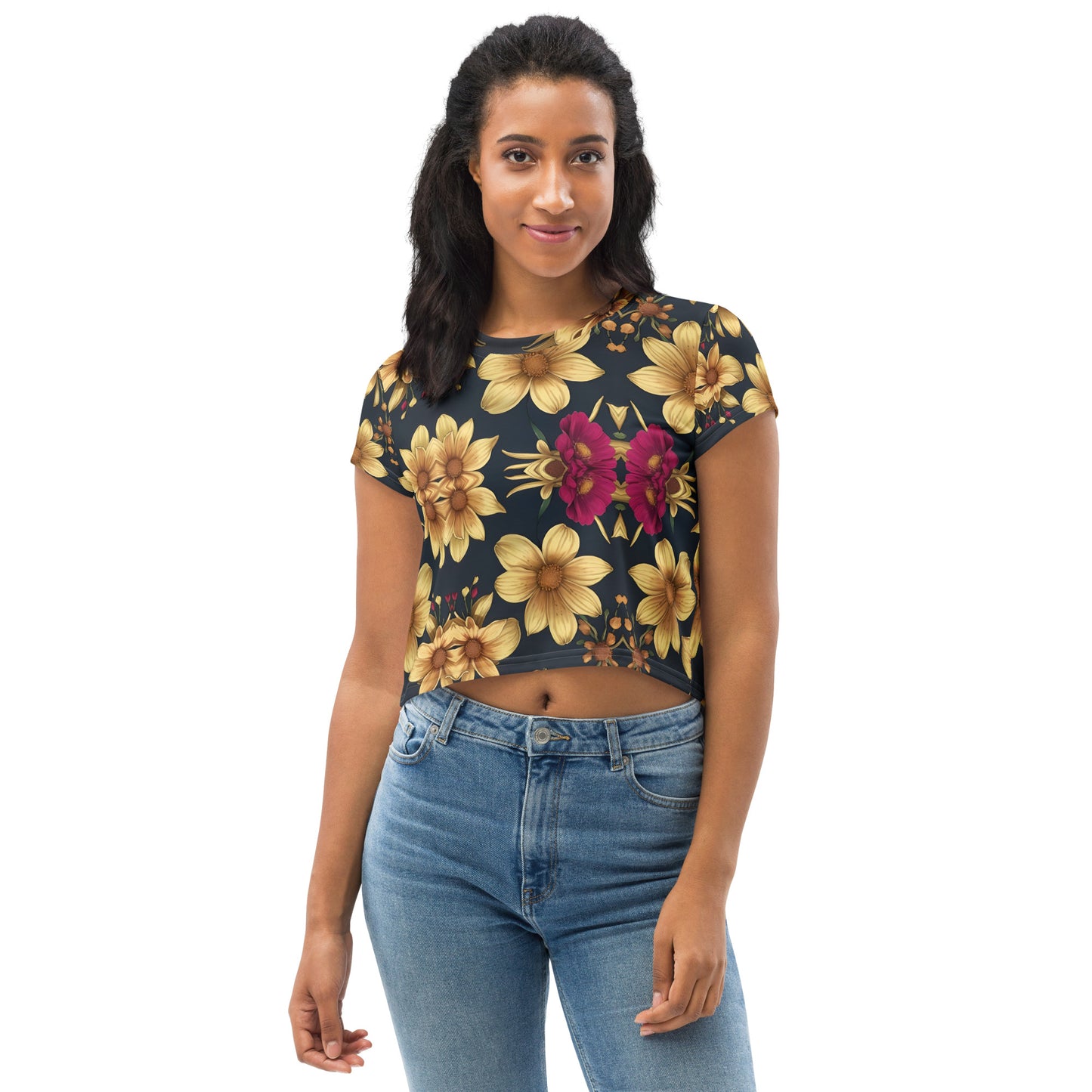 All-Over Print Crop Tee