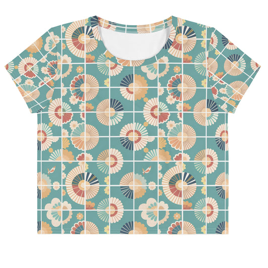 All-Over Print Crop Tee