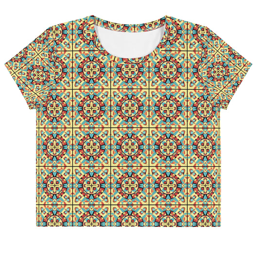 All-Over Print Crop Tee