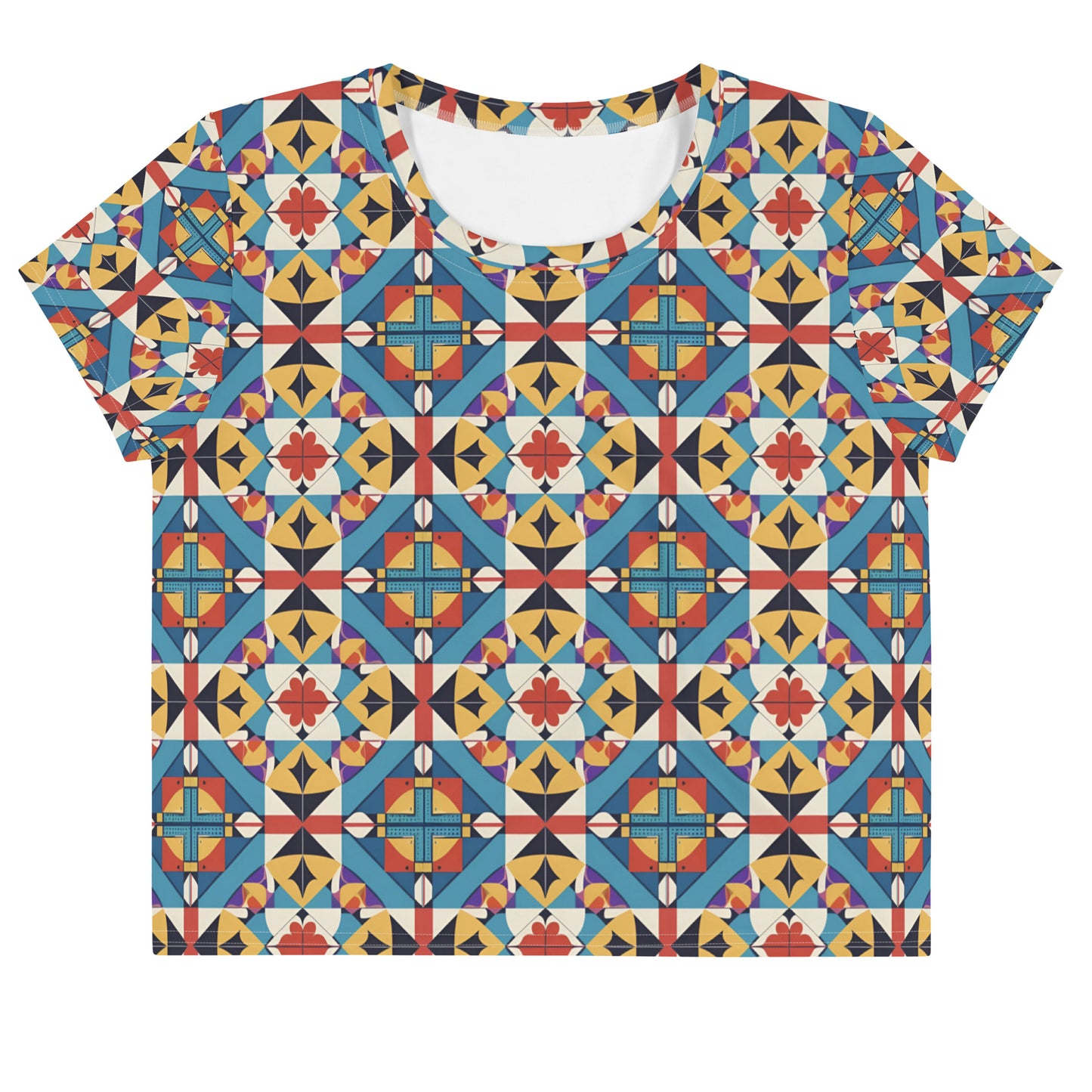 All-Over Print Crop Tee