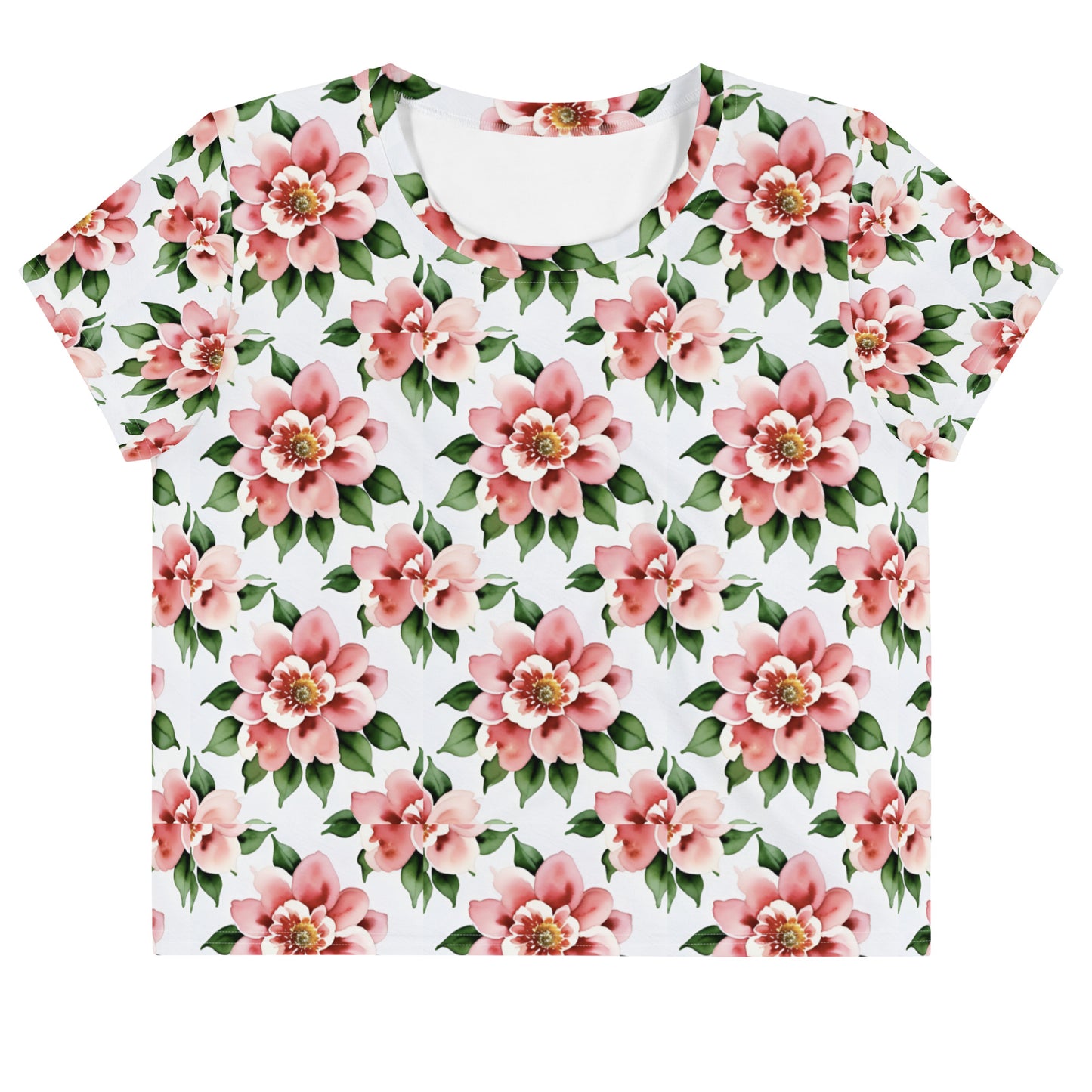 All-Over Print Crop Tee