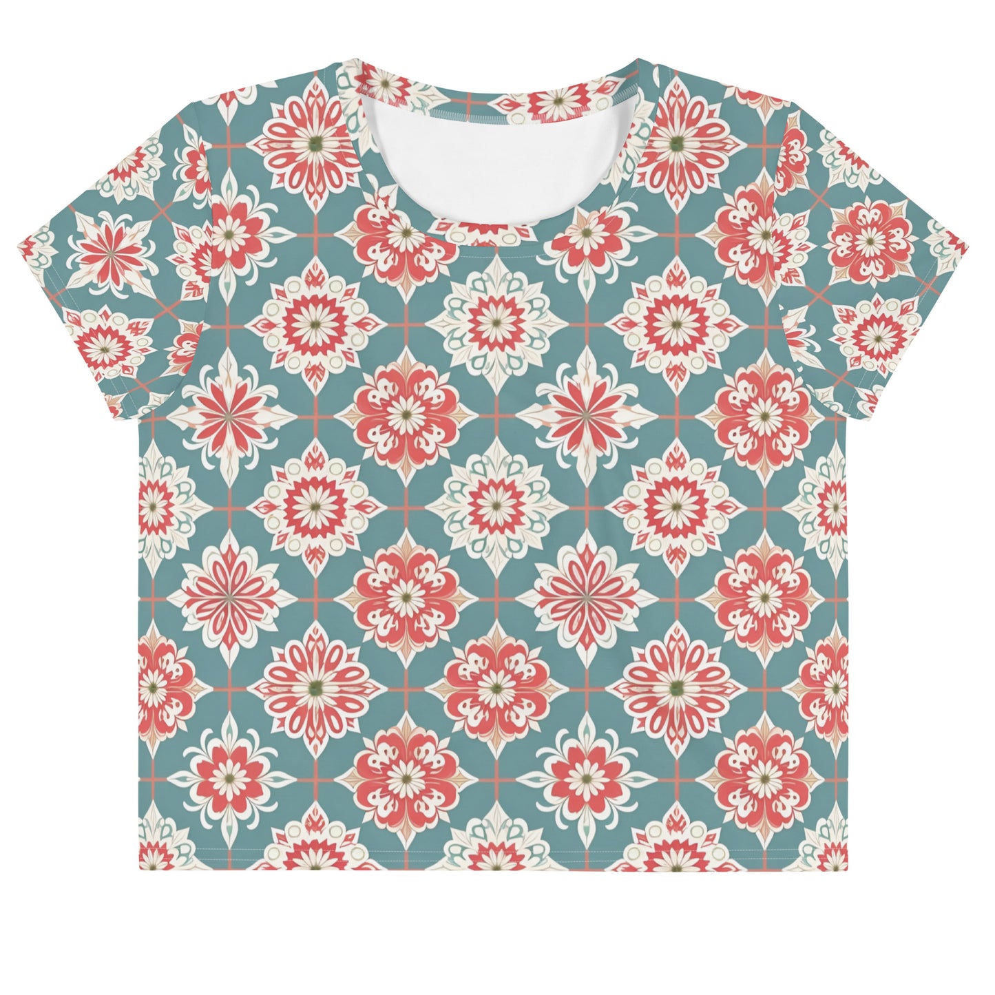 All-Over Print Crop Tee