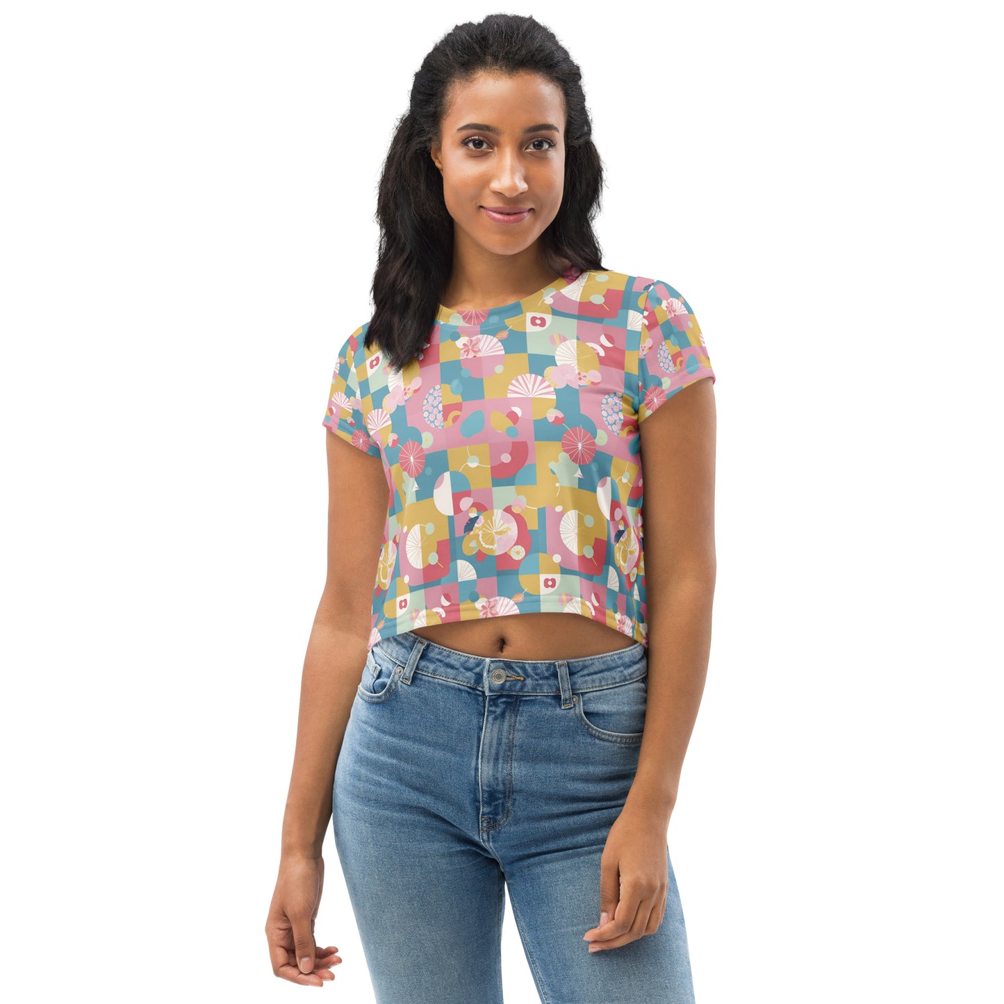 All-Over Print Crop Tee