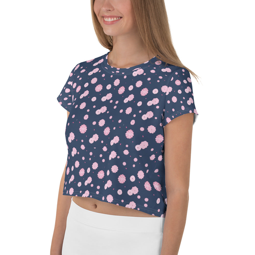 All-Over Print Crop Tee