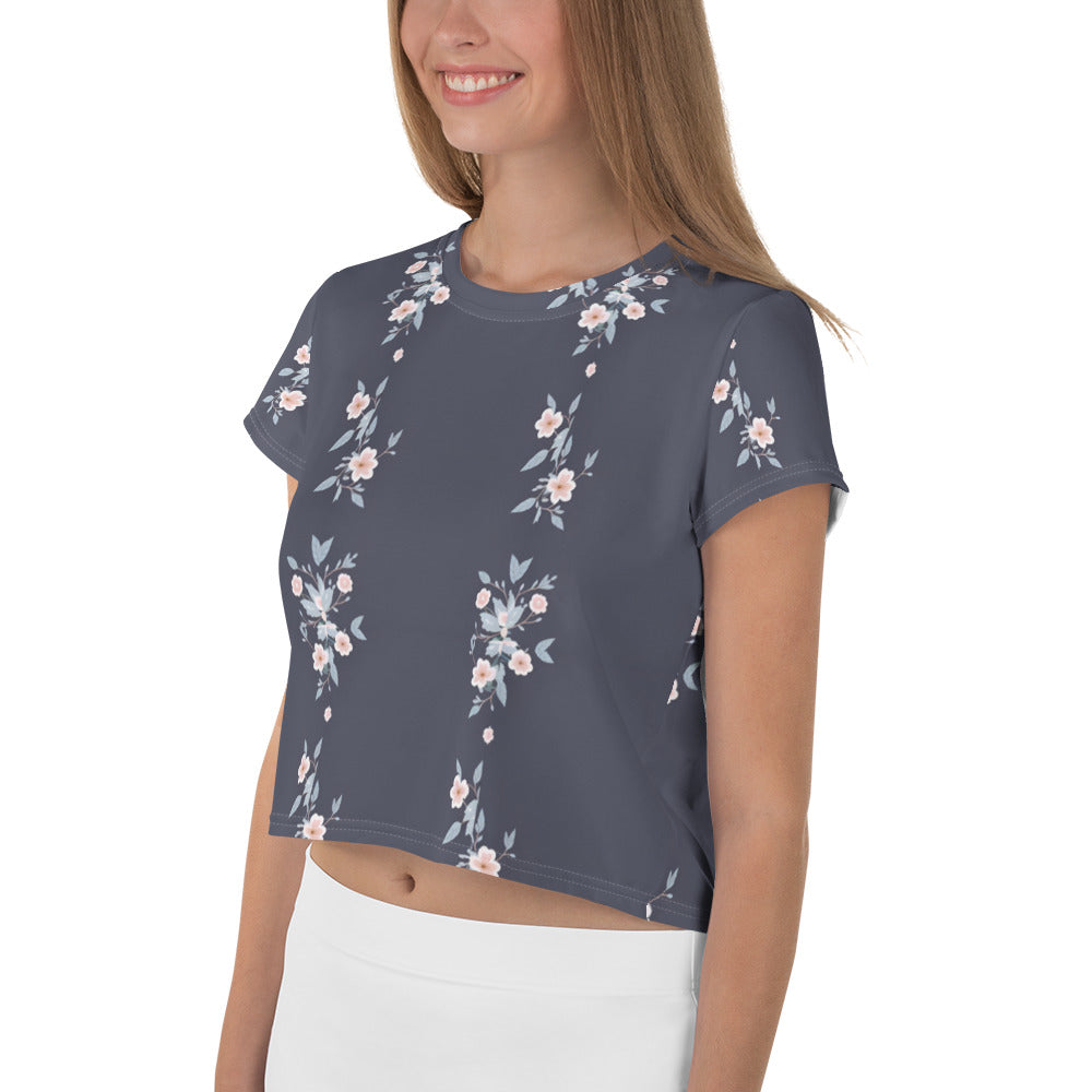 All-Over Print Crop Tee