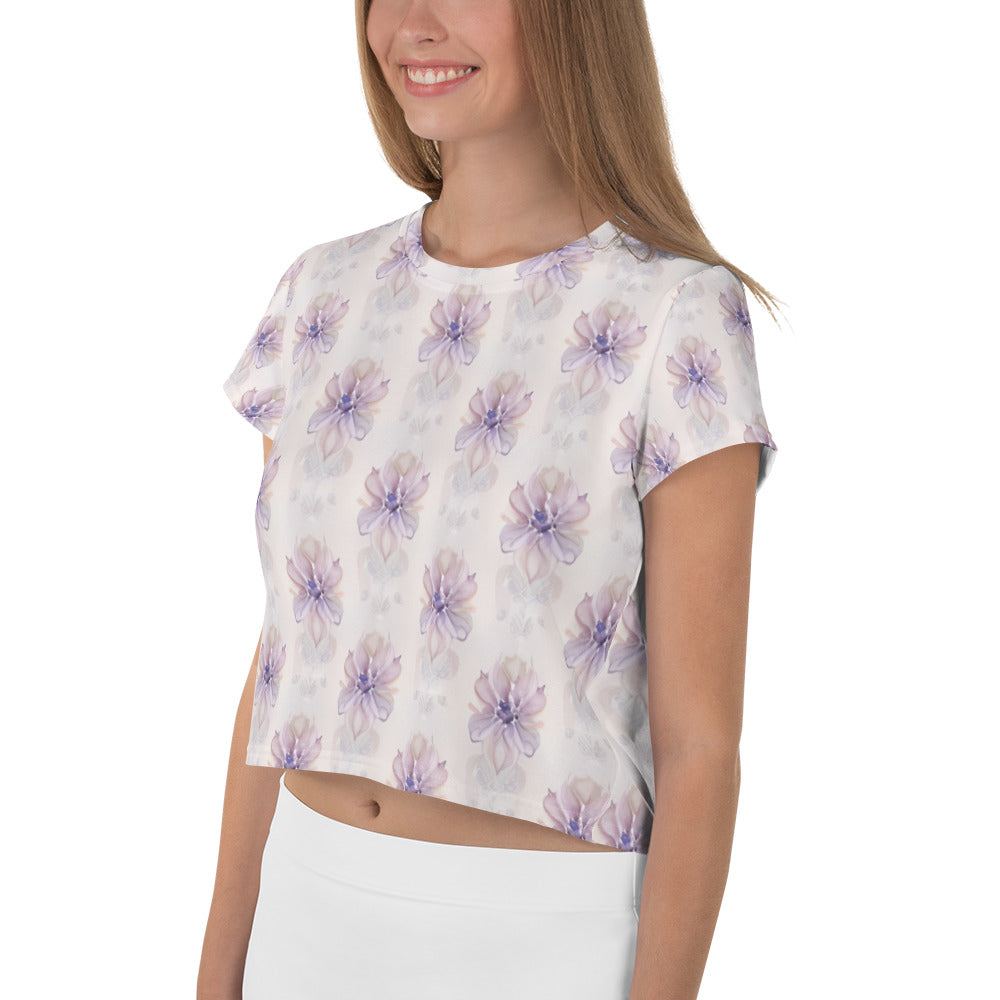 All-Over Print Crop Tee