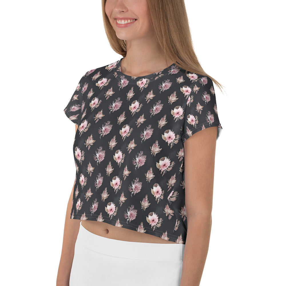 All-Over Print Crop Tee