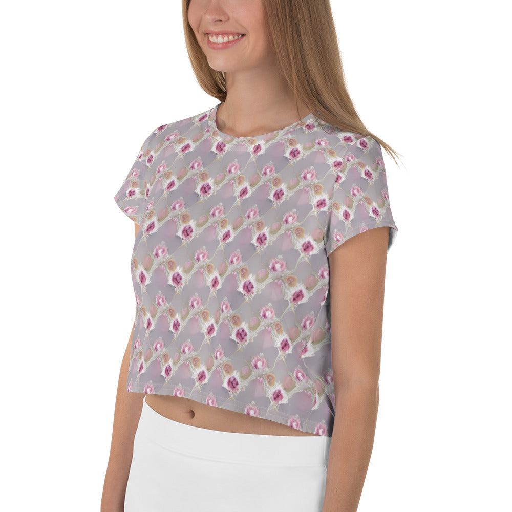 All-Over Print Crop Tee