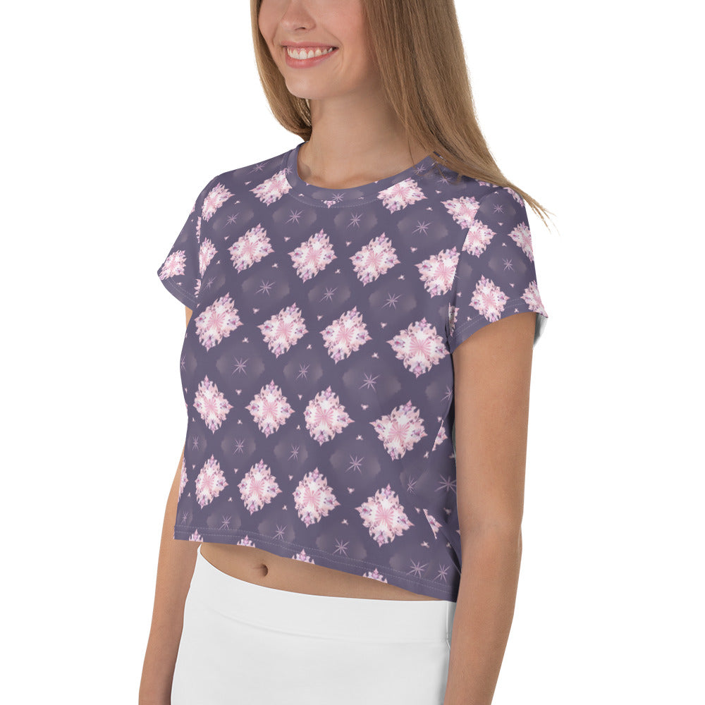 All-Over Print Crop Tee