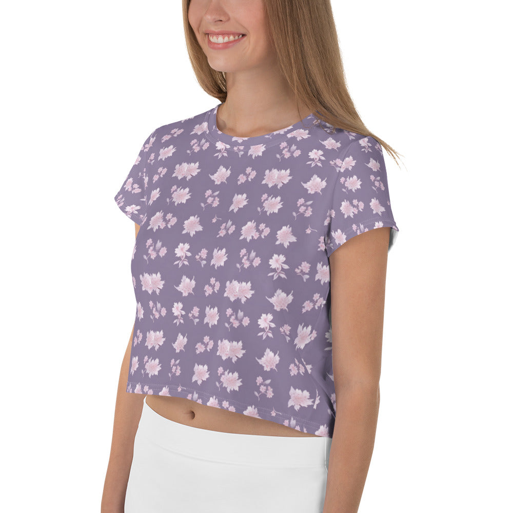 All-Over Print Crop Tee