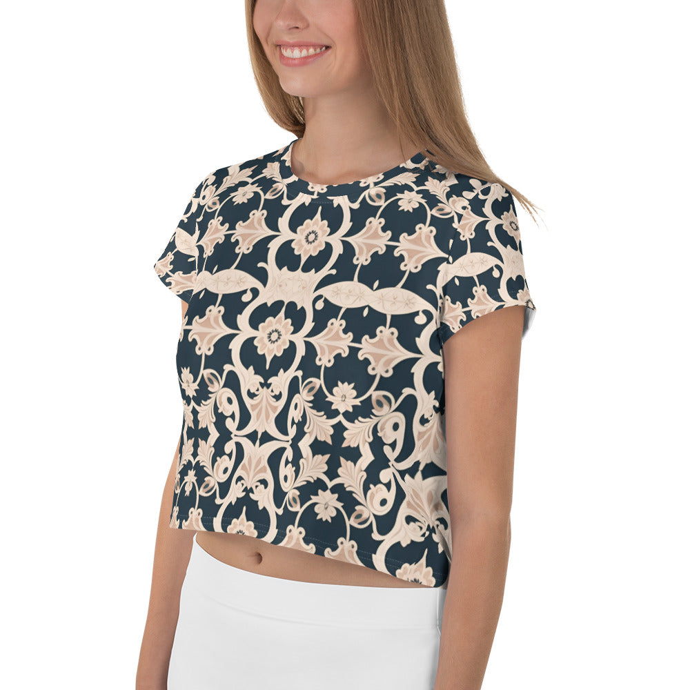 All-Over Print Crop Tee