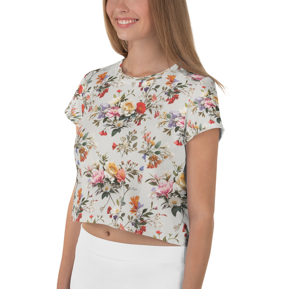 All-Over Print Crop Tee