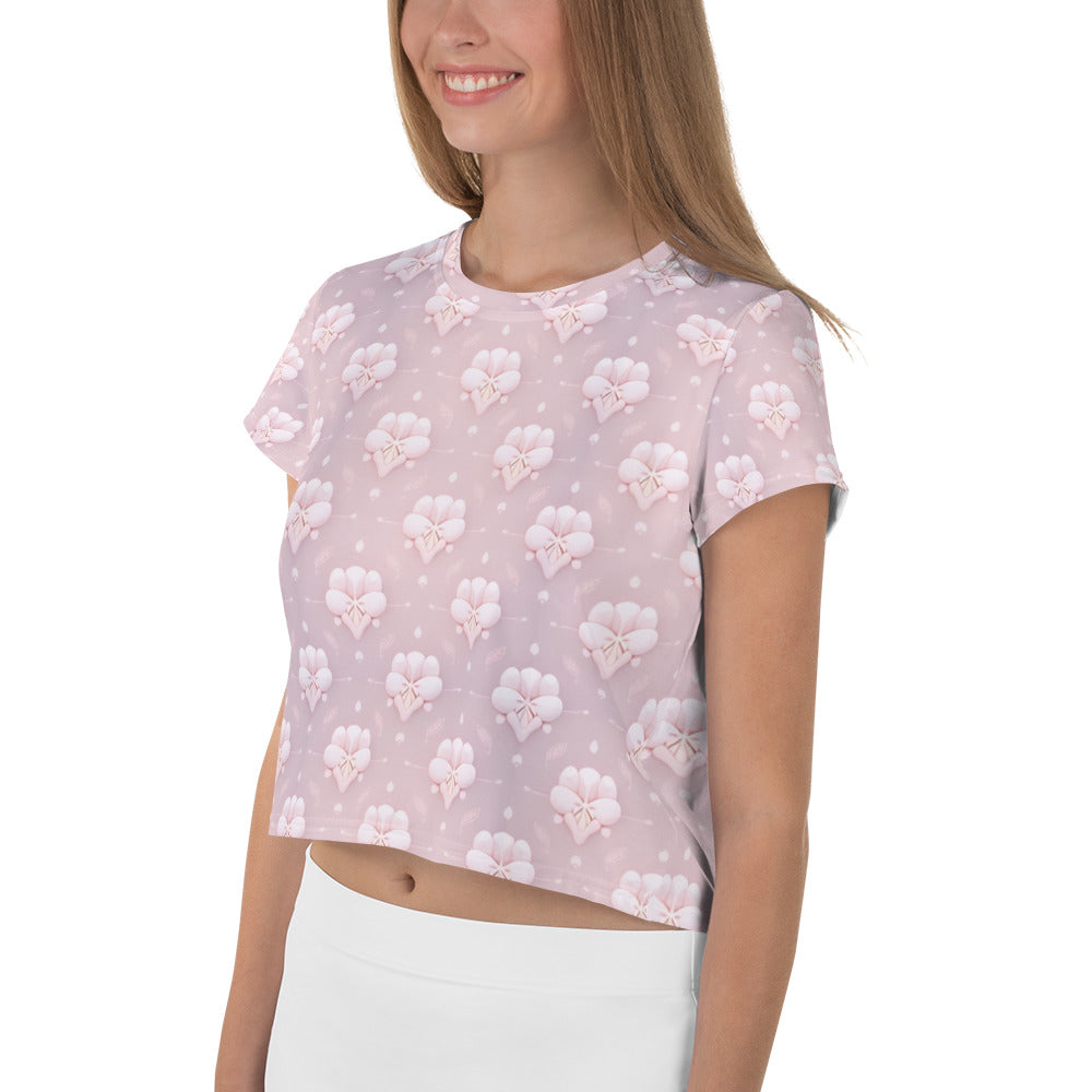 All-Over Print Crop Tee