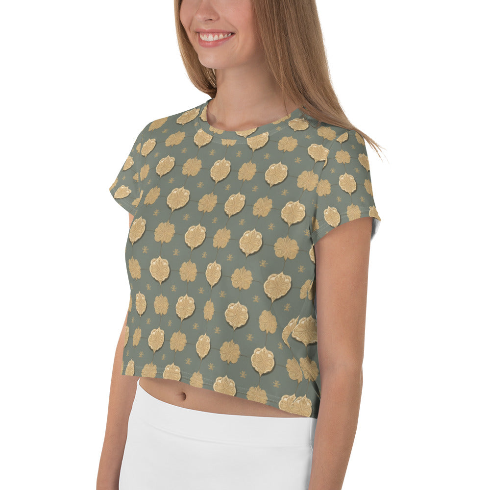 All-Over Print Crop Tee