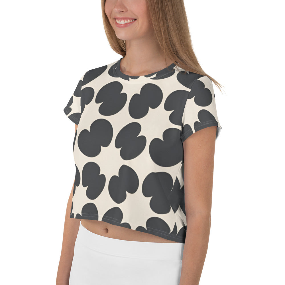 All-Over Print Crop Tee