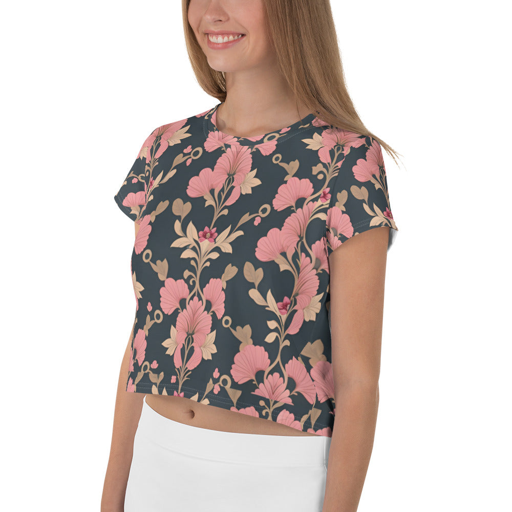 All-Over Print Crop Tee