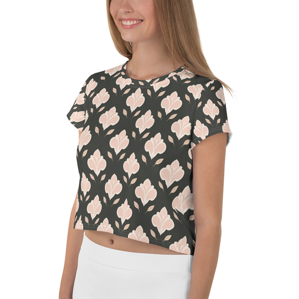 All-Over Print Crop Tee