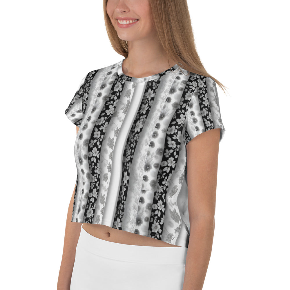 All-Over Print Crop Tee