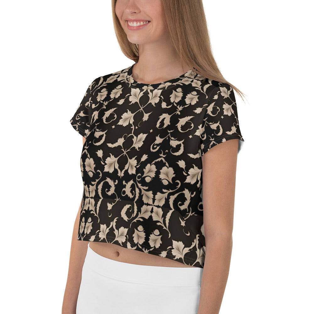 All-Over Print Crop Tee