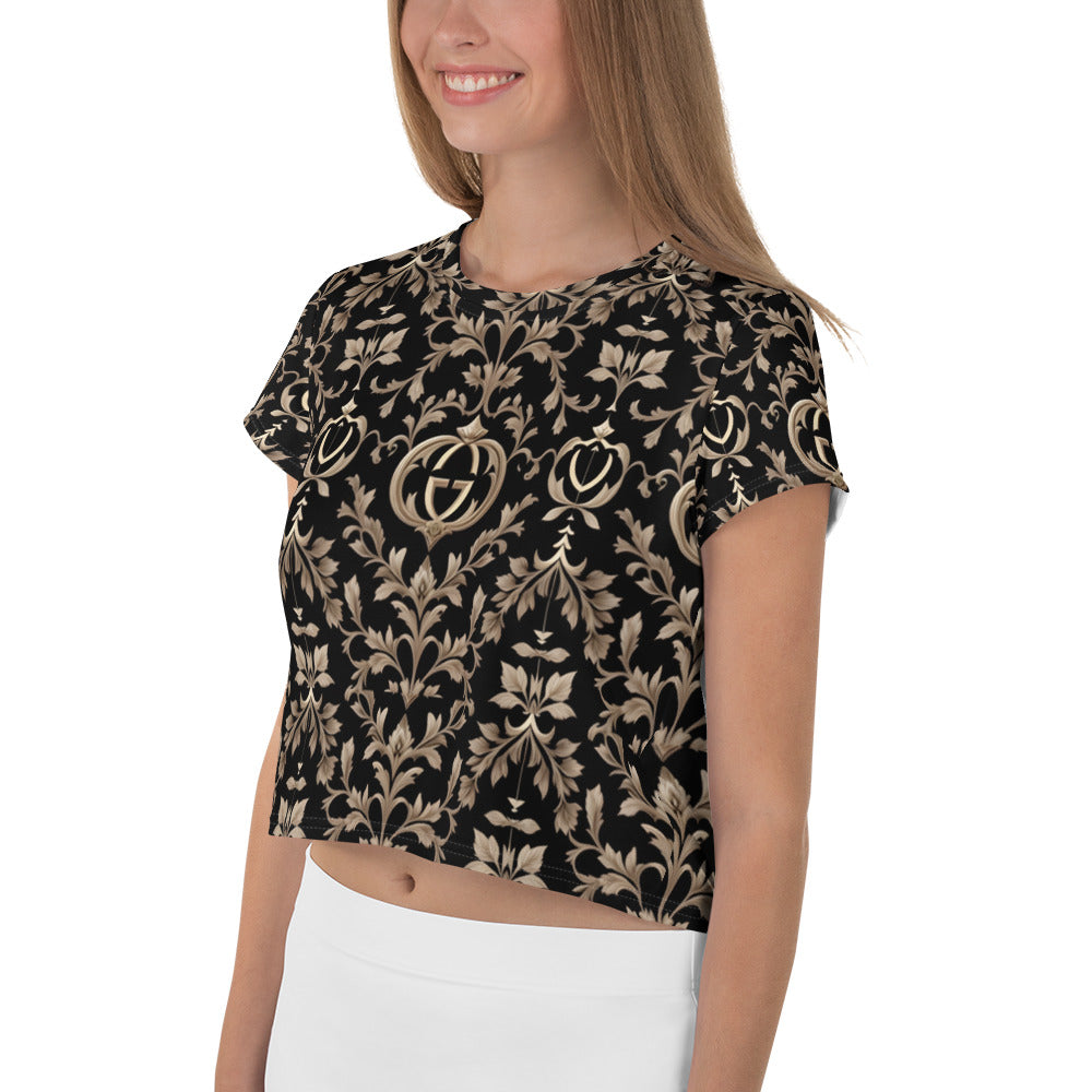 All-Over Print Crop Tee